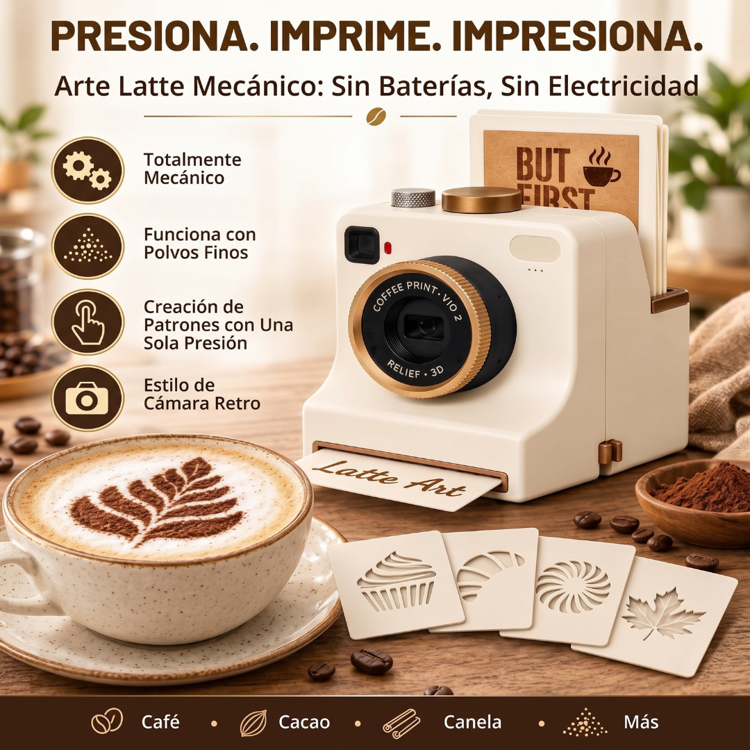 Impresora de Arte Latte para Café y Postres