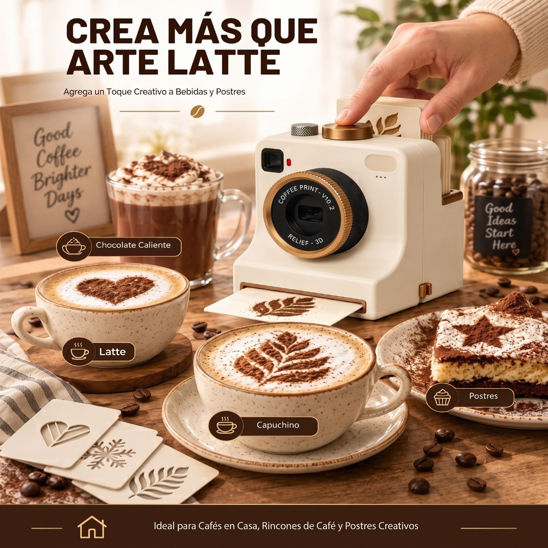 Impresora de Arte Latte para Café y Postres